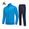 Aangepast nieuwste ontwerp Polyester Blue Team TrackSuit